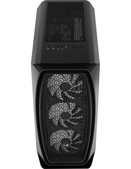 Aerocool Aero One Frost Mini Tower Cristal Templado USB 3.1 RGB Negra