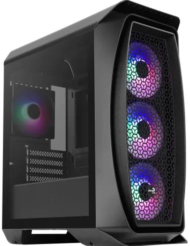 Aerocool Aero One Frost Mini Tower Cristal Templado USB 3.1 RGB Negra