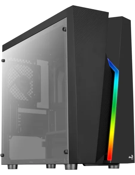 Aerocool Bolt Mini RGB USB 3.0 con Ventana Negro