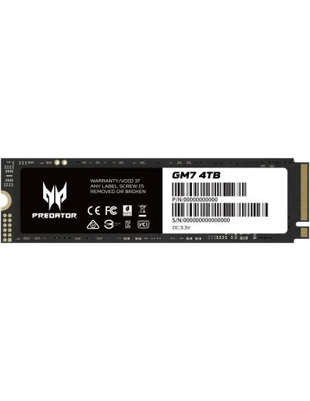 Acer Predator GM7 SSD M.2 4TB PCIe Gen 4