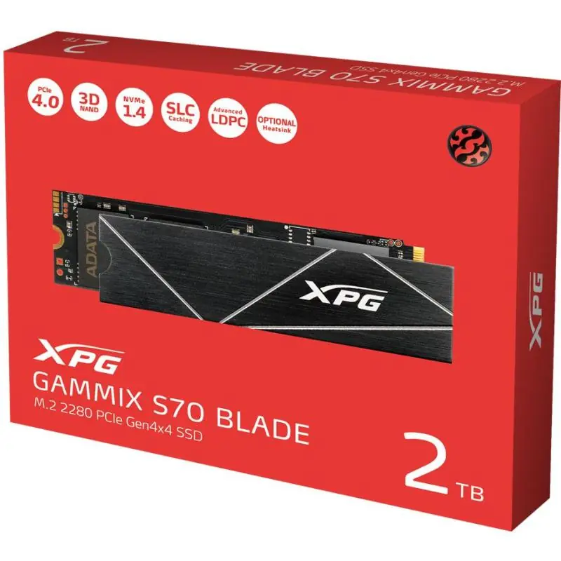 XPG Gammix S70 Blade SSD M.2 2TB PCIe Gen 4