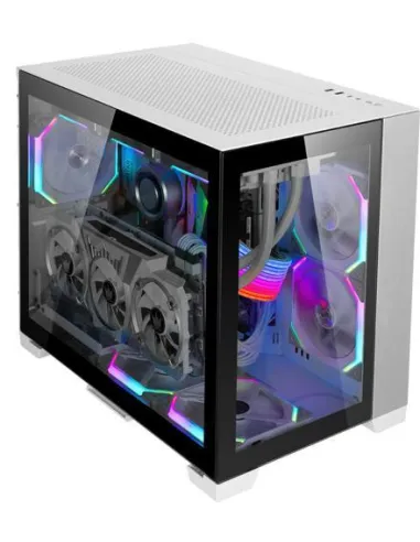 Lian-Li O11 Dynamic Mini Snow Cristal Templado USB 3.1 Blanca