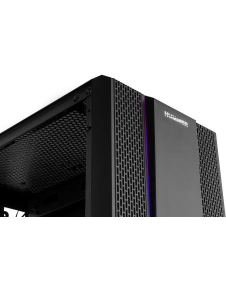 Nox Hummer Fusion S ARGB USB 3.0 Cristal Templado