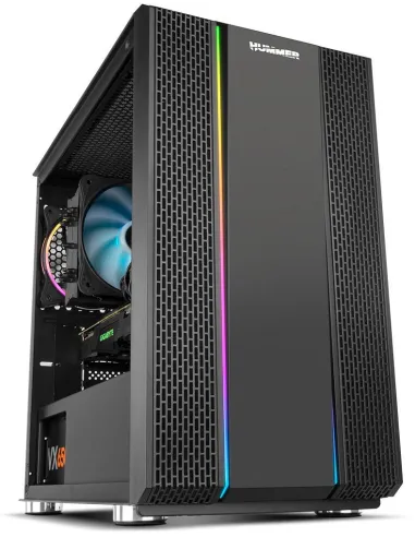 Nox Hummer Fusion S ARGB USB 3.0 Cristal Templado