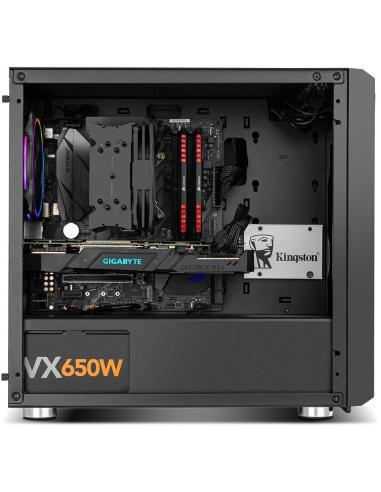 Nox Hummer Fusion S ARGB USB 3.0 Cristal Templado