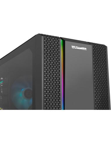 Nox Hummer Fusion S ARGB USB 3.0 Cristal Templado