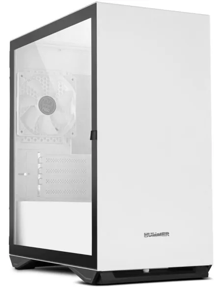 Nox Hummer Zero Cristal Templado USB 3.0 Blanca