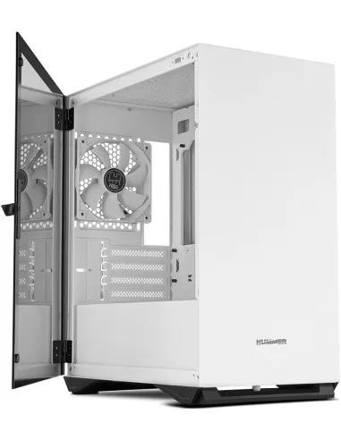 Nox Hummer Zero Cristal Templado USB 3.0 Blanca