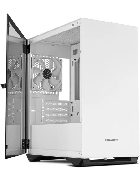 Nox Hummer Zero Cristal Templado USB 3.0 Blanca