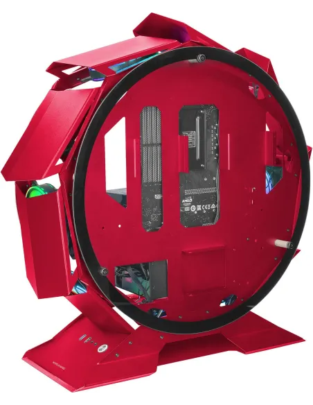 Mars Gaming MCORBR Edición Limitada Cristal Templado USB 3.0 Roja