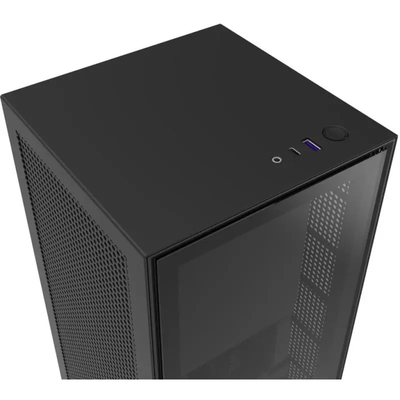 NZXT H1 CA-H16WR-B1-EU Mini-ITX USB 3.1 Mate Negro + Fuente de Alimentación 650W