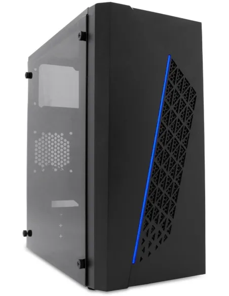 PcCase MGC-50 Micro Tower M-ATX RGB USB 3.0 con Ventana Negra