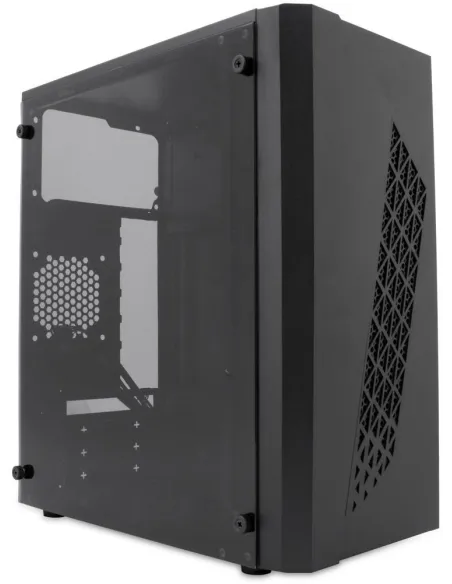 PcCase MGC-50 Micro Tower M-ATX RGB USB 3.0 con Ventana Negra
