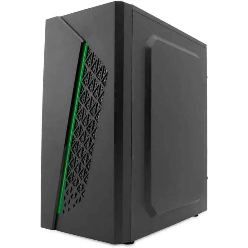 PcCase MGC-50 Micro Tower M-ATX RGB USB 3.0 con Ventana Negra