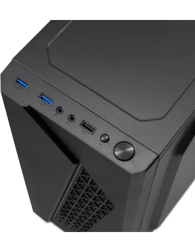 PcCase MGC-50 Micro Tower M-ATX RGB USB 3.0 con Ventana Negra