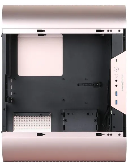 Abkoncore AL300M SYNC Mini Torre Cristal Templado USB-C RGB Rosa