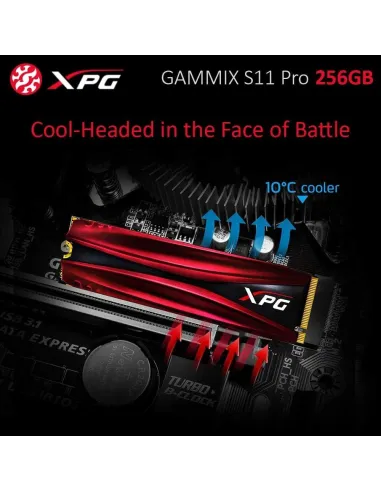 XPG Gammix S11 Pro SSD M.2 256GB PCIe Gen 3 con DisipadorV