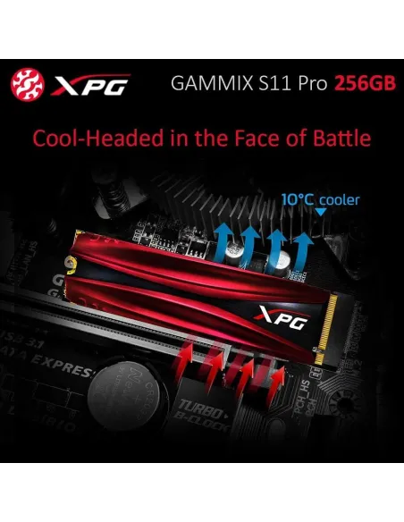 XPG Gammix S11 Pro SSD M.2 256GB PCIe Gen 3 con DisipadorV