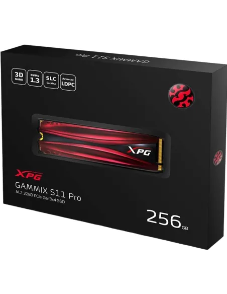 XPG Gammix S11 Pro SSD M.2 256GB PCIe Gen 3 con Disipador