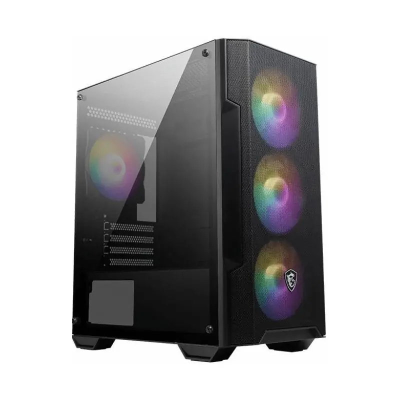 MSI MAG FORGE M100A Cristal Templado RGB USB 3.2 Negra