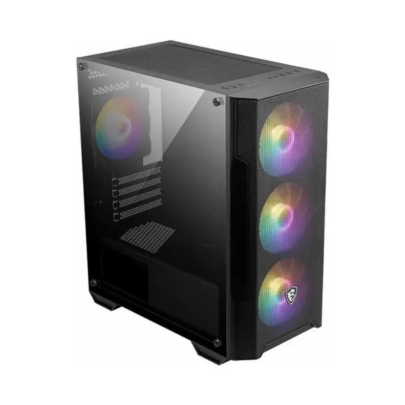 MSI MAG FORGE M100A Cristal Templado RGB USB 3.2 Negra