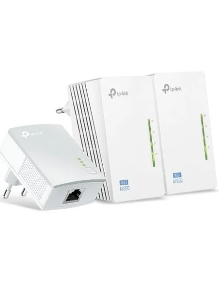 TP-Link TL-WPA4220 TKIT PLC Powerline Red Eléctrica AV600 + WiFi 4 N300 3 Unidades