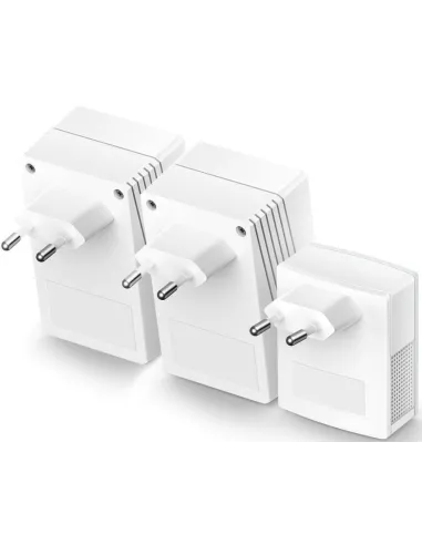 TP-Link TL-WPA4220 TKIT PLC Powerline Red Eléctrica AV600 + WiFi 4 N300 3 Unidades