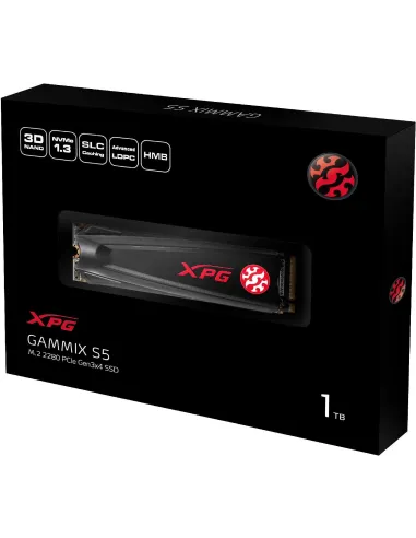 XPG Gammix S5 SSD M.2 1TB PCIe Gen 3 con Disipado