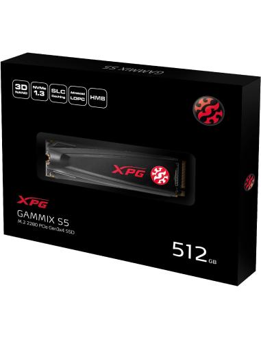 XPG Gammix S5 SSD M.2 512GB PCIe Gen 3 con Disipador