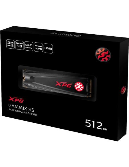 XPG Gammix S5 SSD M.2 512GB PCIe Gen 3 con Disipador