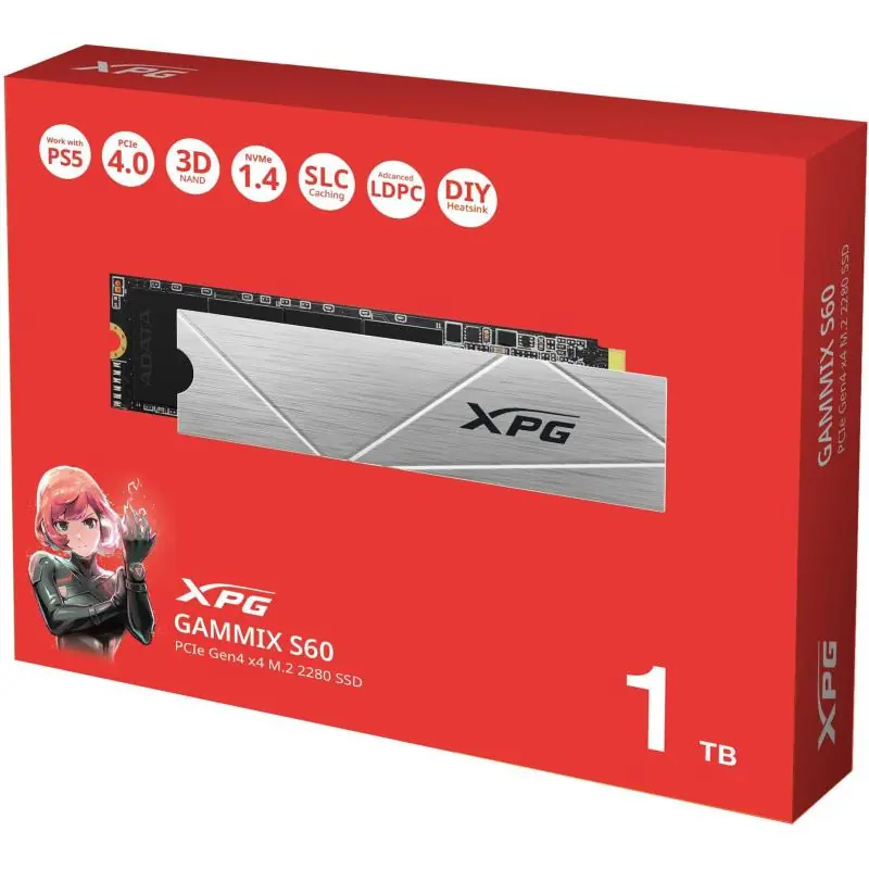 XPG Gammix S60 SSD M.2 1TB PCIe Gen 4