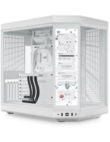 Hyte Y70 Mid Tower Cristal Templado Blanca