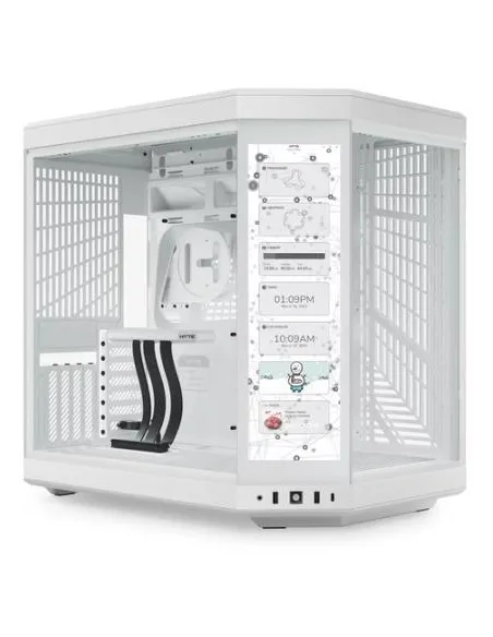 Hyte Y70 Mid Tower Cristal Templado Blanca