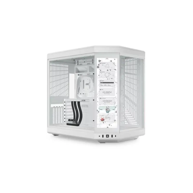 Hyte Y70 Mid Tower Cristal Templado Blanca