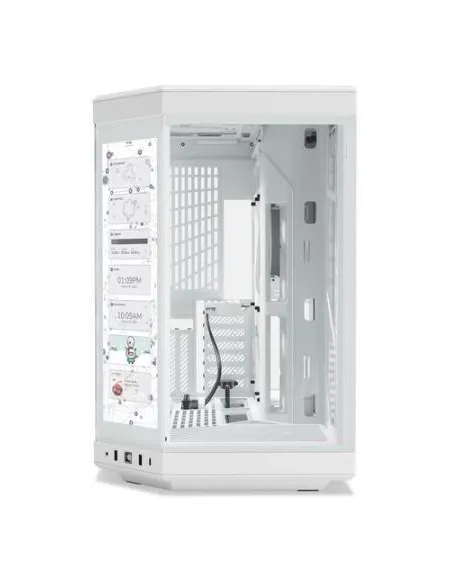 Hyte Y70 Mid Tower Cristal Templado Blanca