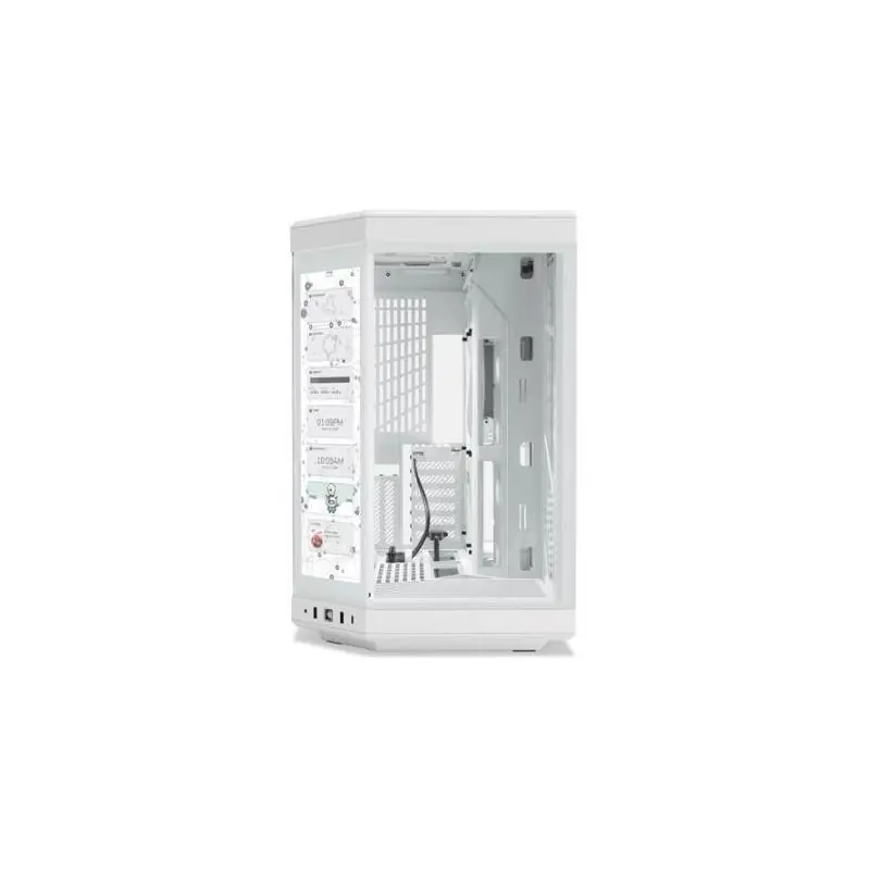 Hyte Y70 Mid Tower Cristal Templado Blanca