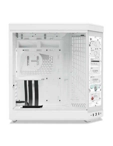 Hyte Y70 Mid Tower Cristal Templado Blanca