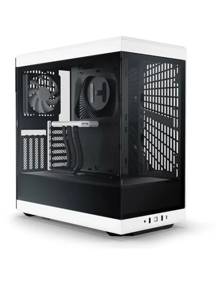 Hyte Y40 Torre ATX Cristal Templado USB 3.0 con Cable Elevador PCIE 4.0 Incluido Blanca