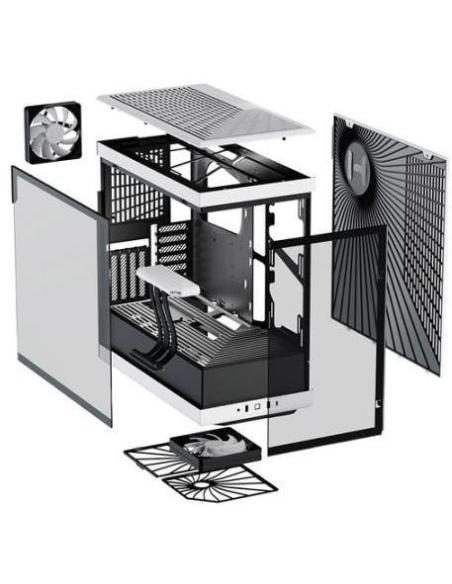 Hyte Y40 Torre ATX Cristal Templado USB 3.0 con Cable Elevador PCIE 4.0 Incluido Blanca