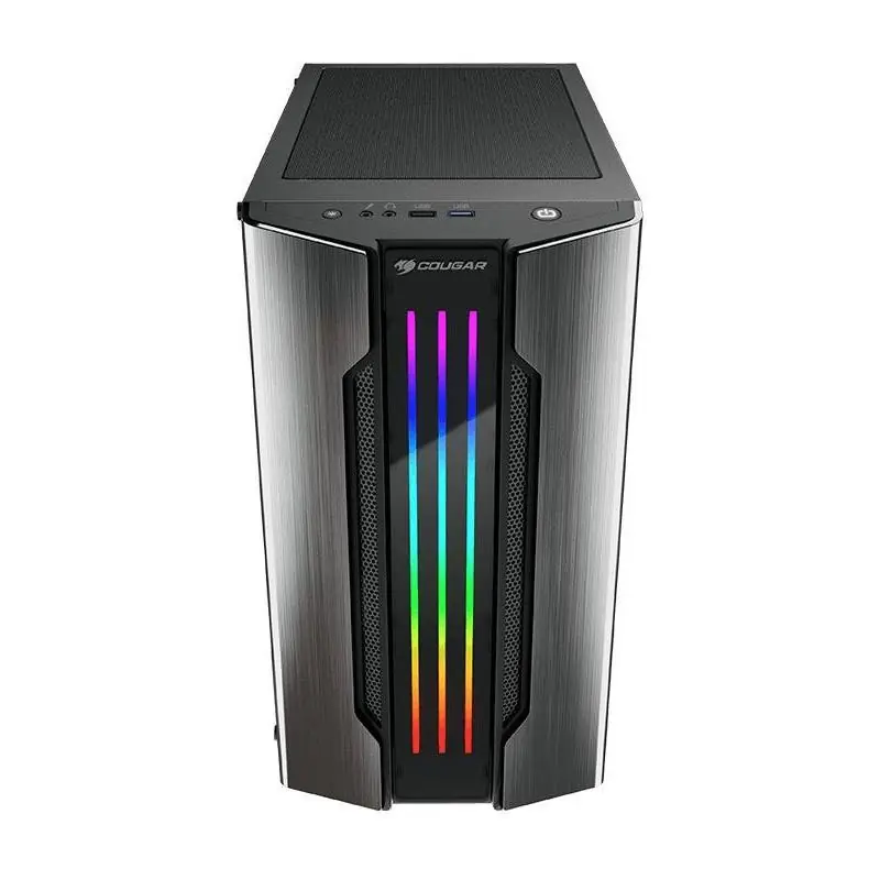 Cougar Gemini M Mini Torre RGB Cristal Templado USB 3.2 Gris