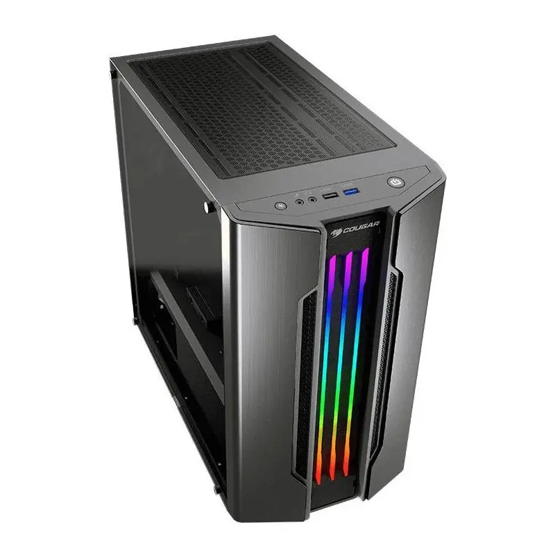 Cougar Gemini M Mini Torre RGB Cristal Templado USB 3.2 Gris