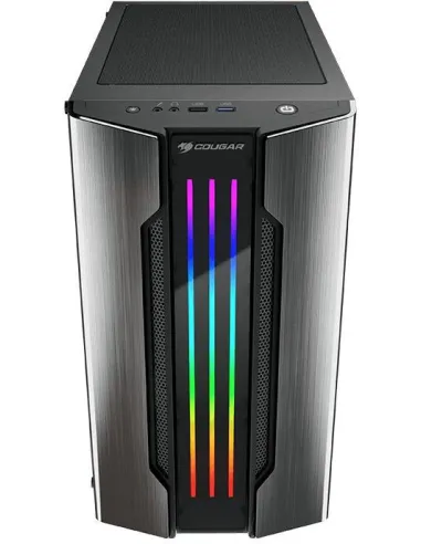 Cougar Gemini M Mini Torre RGB Cristal Templado USB 3.2 Gris