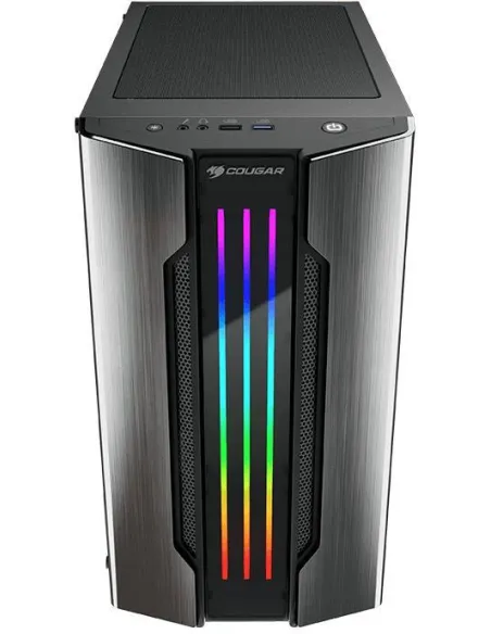 Cougar Gemini M Mini Torre RGB Cristal Templado USB 3.2 Gris