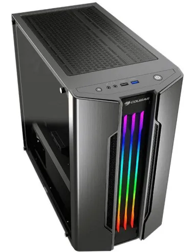 Cougar Gemini M Mini Torre RGB Cristal Templado USB 3.2 Gris
