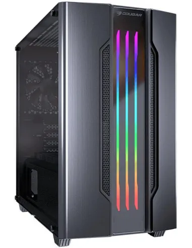 Cougar Gemini M Mini Torre RGB Cristal Templado USB 3.2 Gris