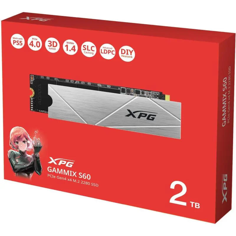 XPG Gammix S60 SSD M.2 2TB PCIe Gen 4