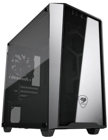 Cougar MG120-G Mini Torre Cristal Templado USB 3.2 Negra