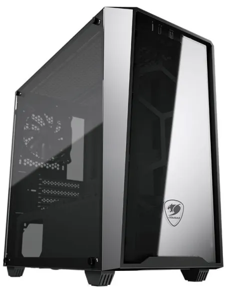 Cougar MG120-G Mini Torre Cristal Templado USB 3.2 Negra