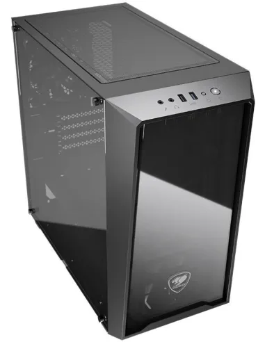 Cougar MG120-G Mini Torre Cristal Templado USB 3.2 Negra