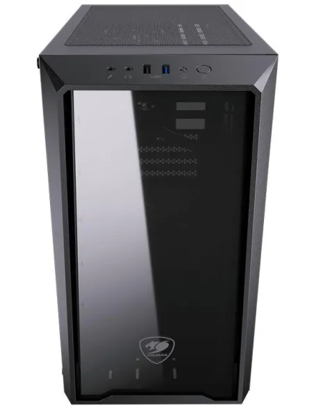 Cougar MG120-G Mini Torre Cristal Templado USB 3.2 Negra